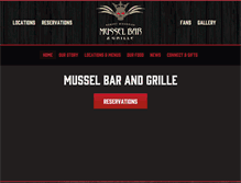 Tablet Screenshot of musselbar.com